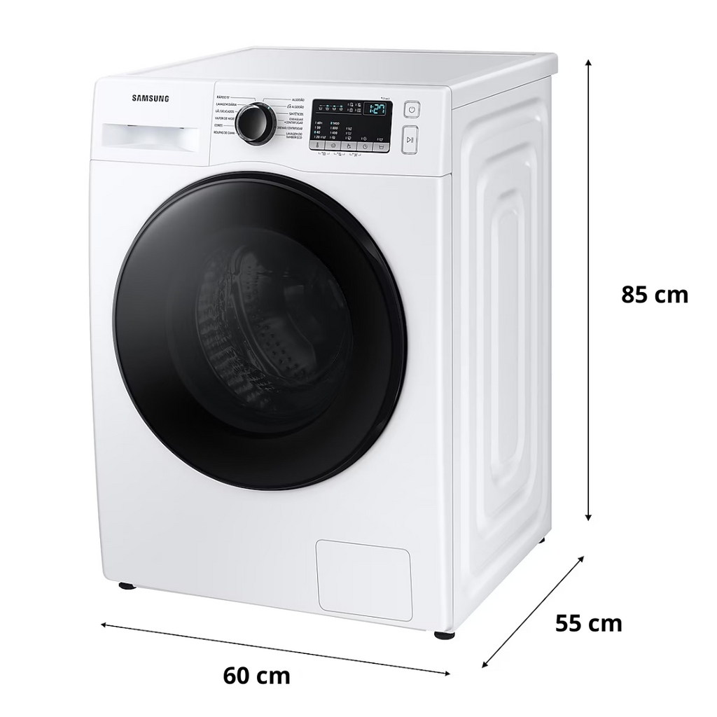 Lavadora de Roupas Samsung 11Kg Inverter WW11T Branco 220V