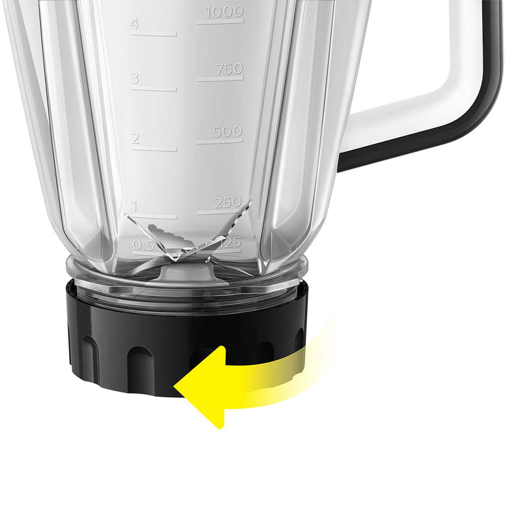 Liquidificador Philips Walita 2L Série 5000 1200W RI2242 Preto/Inox 220V