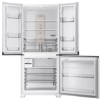 Refrigerador Brastemp 630L BRO88ABXNA 3 Portas Inteligente B=Smart French Door Inverter Branco Bivolt
