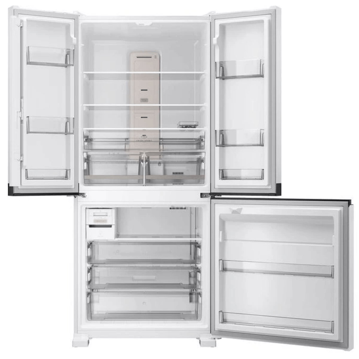 Refrigerador Brastemp 630L BRO88ABXNA 3 Portas Inteligente B=Smart French Door Inverter Branco Bivolt