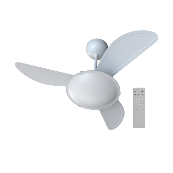 Ventilador de Teto Inverter Sunny Ventisol Luminária em Led e Controle Remoto Branco Bivolt