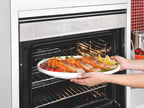 Kit Brastemp Gourmand de Embutir Forno Elétrico 67L+Micro-ondas 40L com Grill Inox 220V