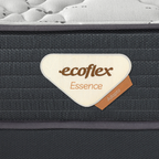 Conjunto Cama Box Adapto Casal Ecoflex 138x188x61cm Molas Ensacadas Wide