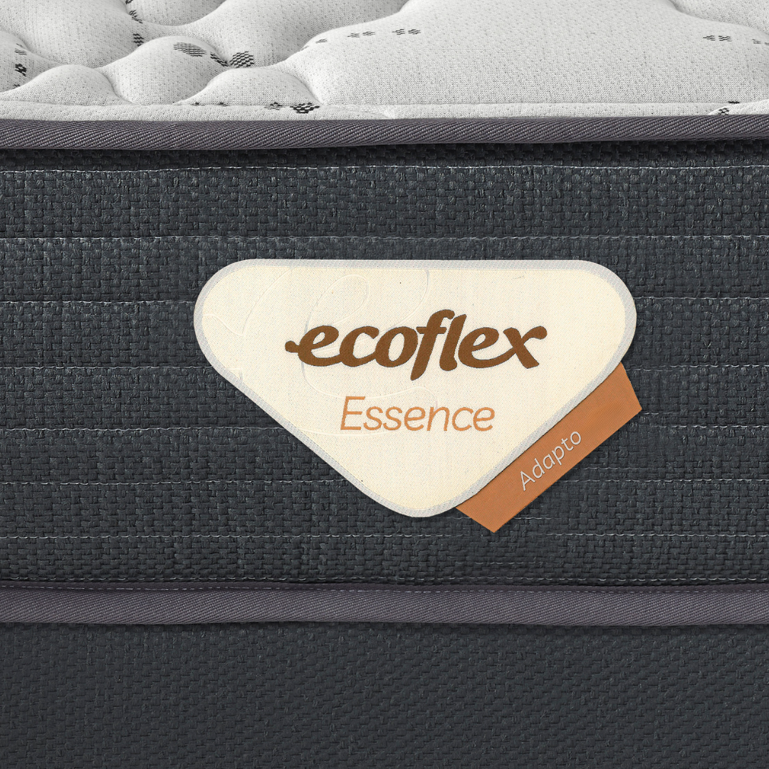 Conjunto Cama Box Adapto Casal Ecoflex 138x188x61cm Molas Ensacadas Wide