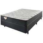 Conjunto Cama Box Adapto Casal Ecoflex 138x188x61cm Molas Ensacadas Wide