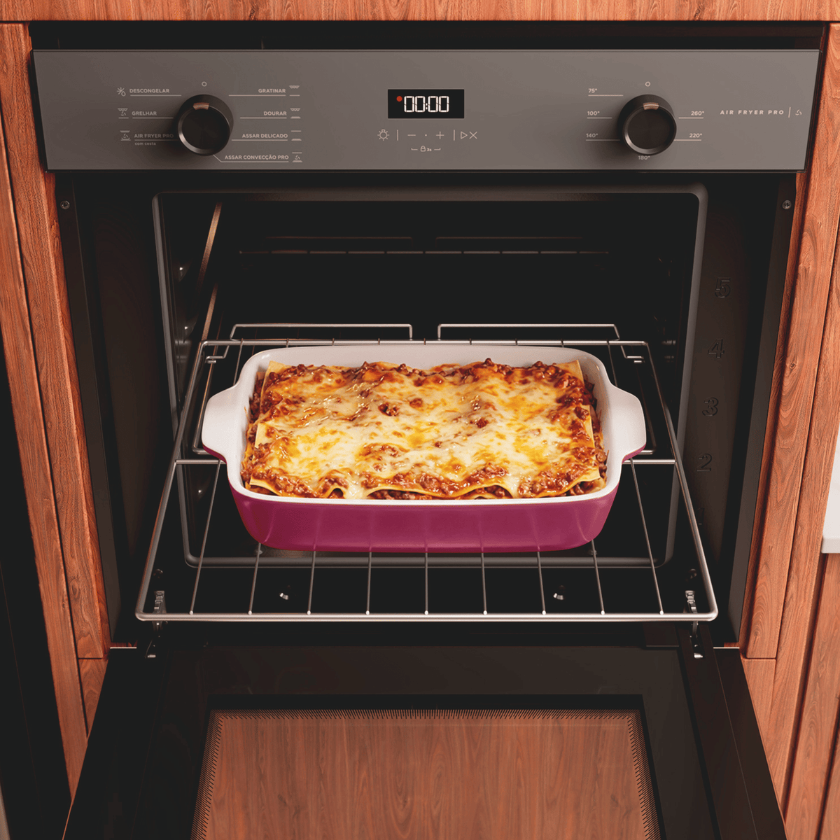 Forno de Embutir Elétrico Brastemp 84L BOX84AR com Air Fryer Pro Cinza 220V