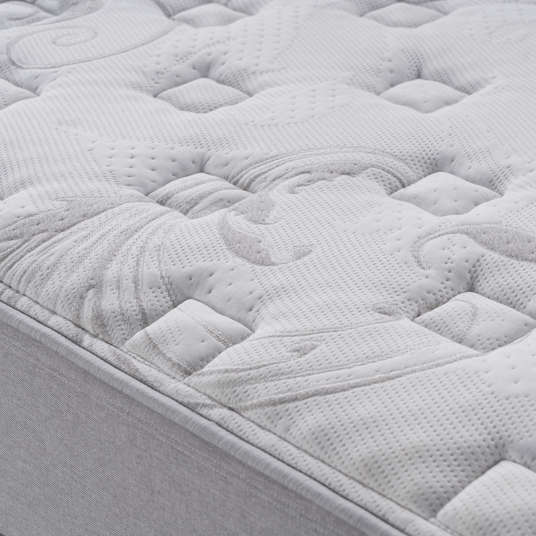 Conjunto Cama Box Blend Casal Ecoflex 128x188x56cm Molas Ensacadas Wide PZ3 Prata