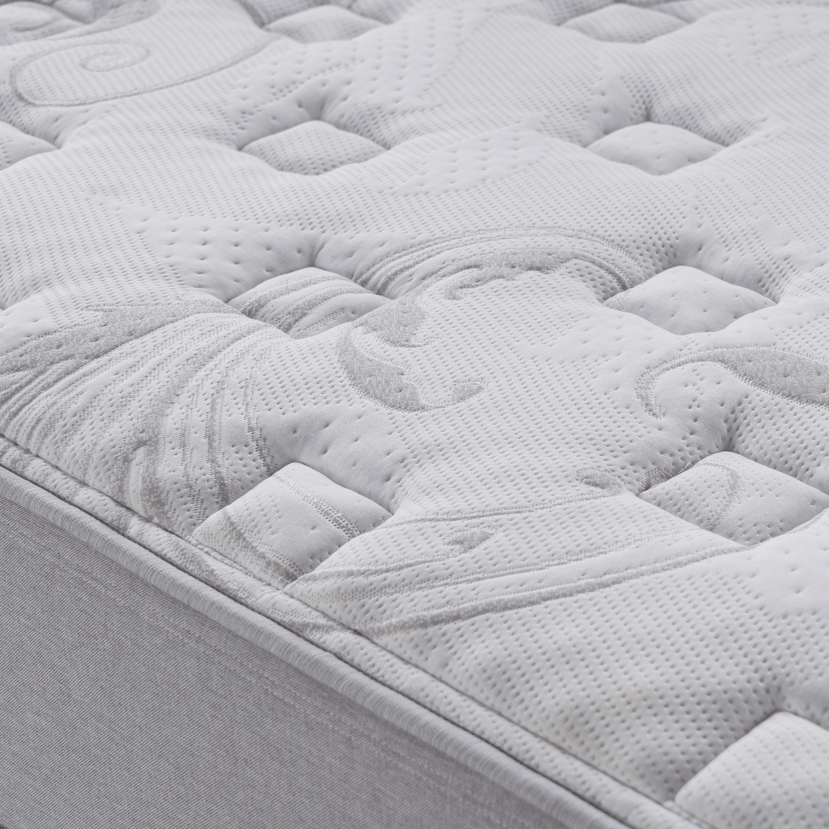 Conjunto Cama Box Blend Casal Ecoflex 128x188x56cm Molas Ensacadas Wide PZ3 Prata