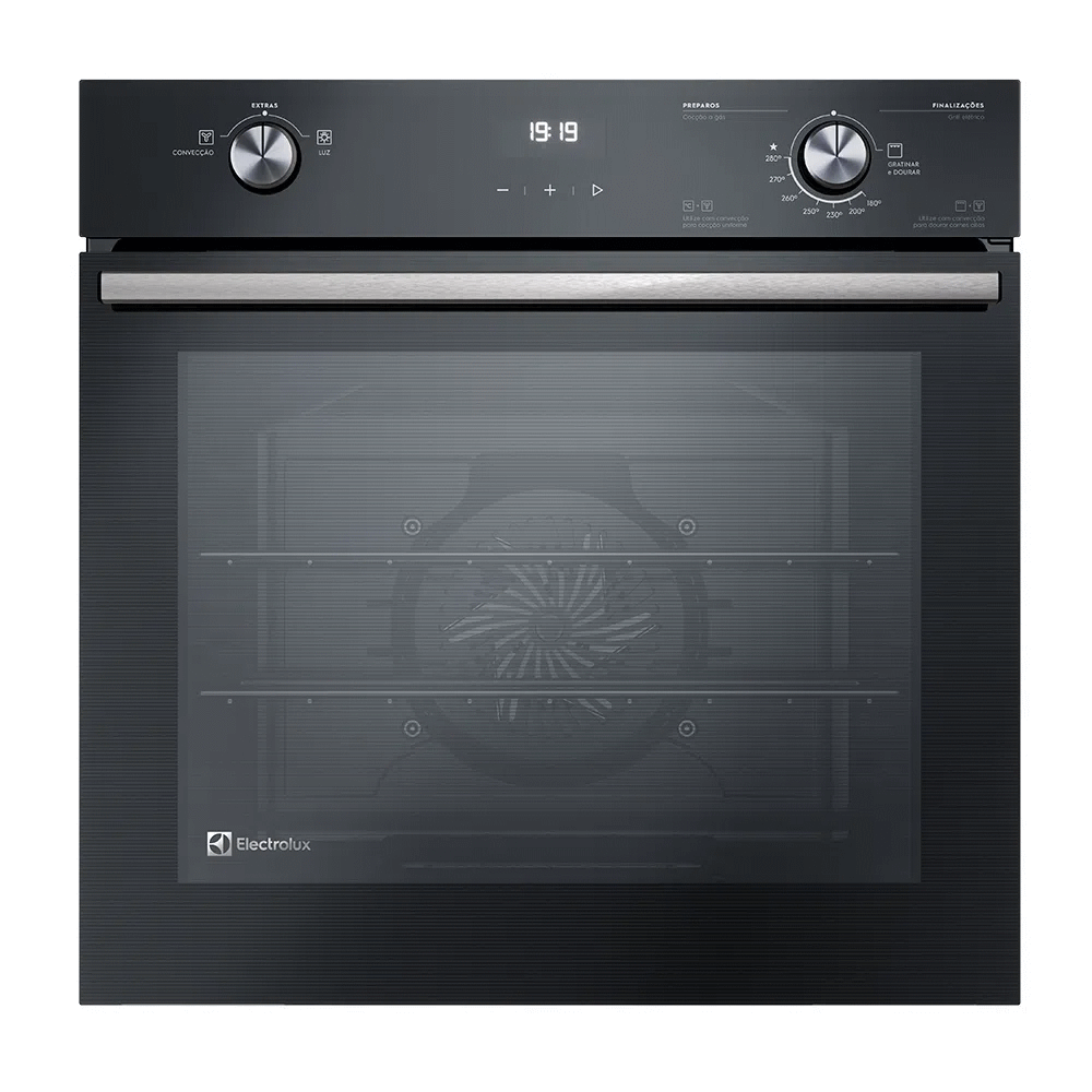Kit Electrolux de Embutir Forno a Gás 80L com Convecção+Micro-ondas 34L 220V