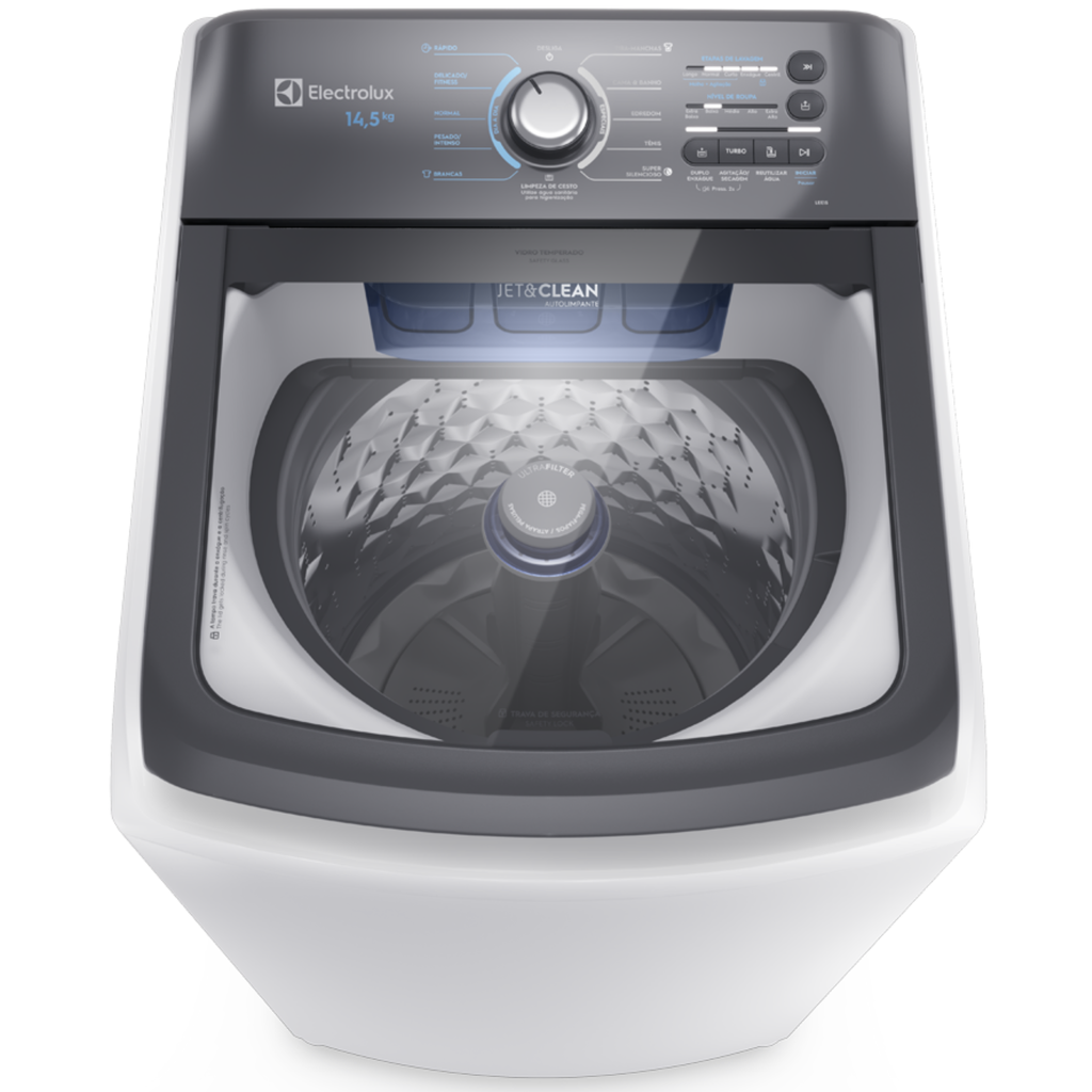 Lavadora de Roupas Electrolux Efficient 14,5kg LEE15 Branco 220V