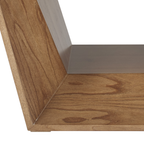 Mesa Quadrada Diamond Ferrati 150x150cm Champanhe Tampo com Vidro Off White