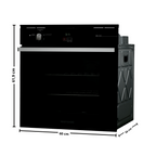 Kit Brastemp de Embutir Forno Elétrico 84 Litros BOC84AE+Micro-ondas 32 Litros BM146AE Preto 220V