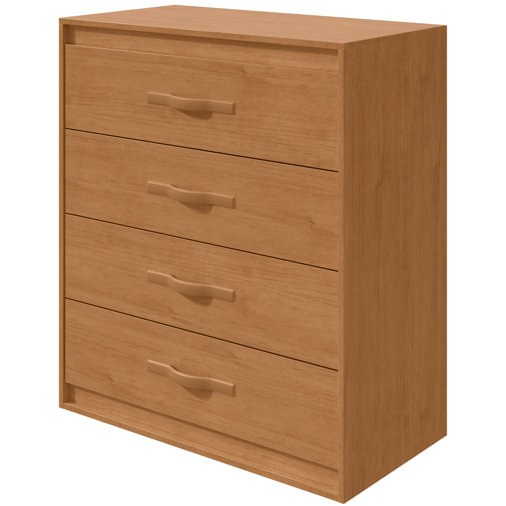 Cômoda Suavitá Lopas 4 Gavetas 89cm Amêndoa Clean