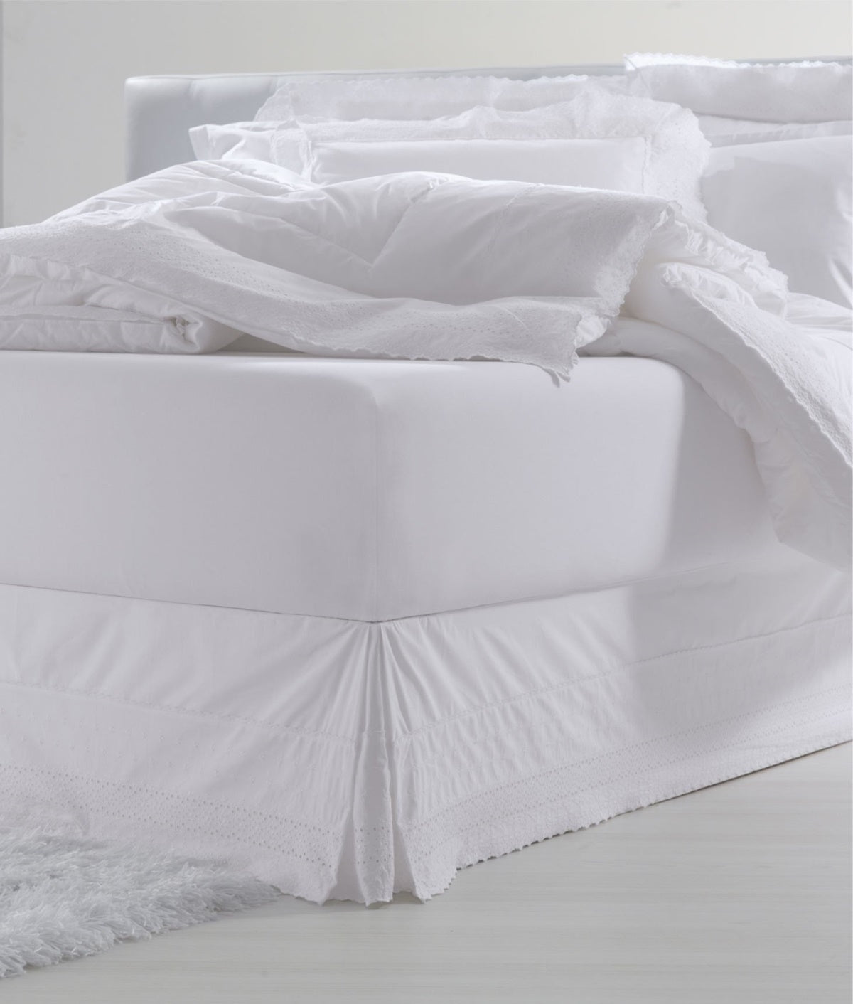 Saia Box Com Renda Altenburg 193x203x35cm Branco