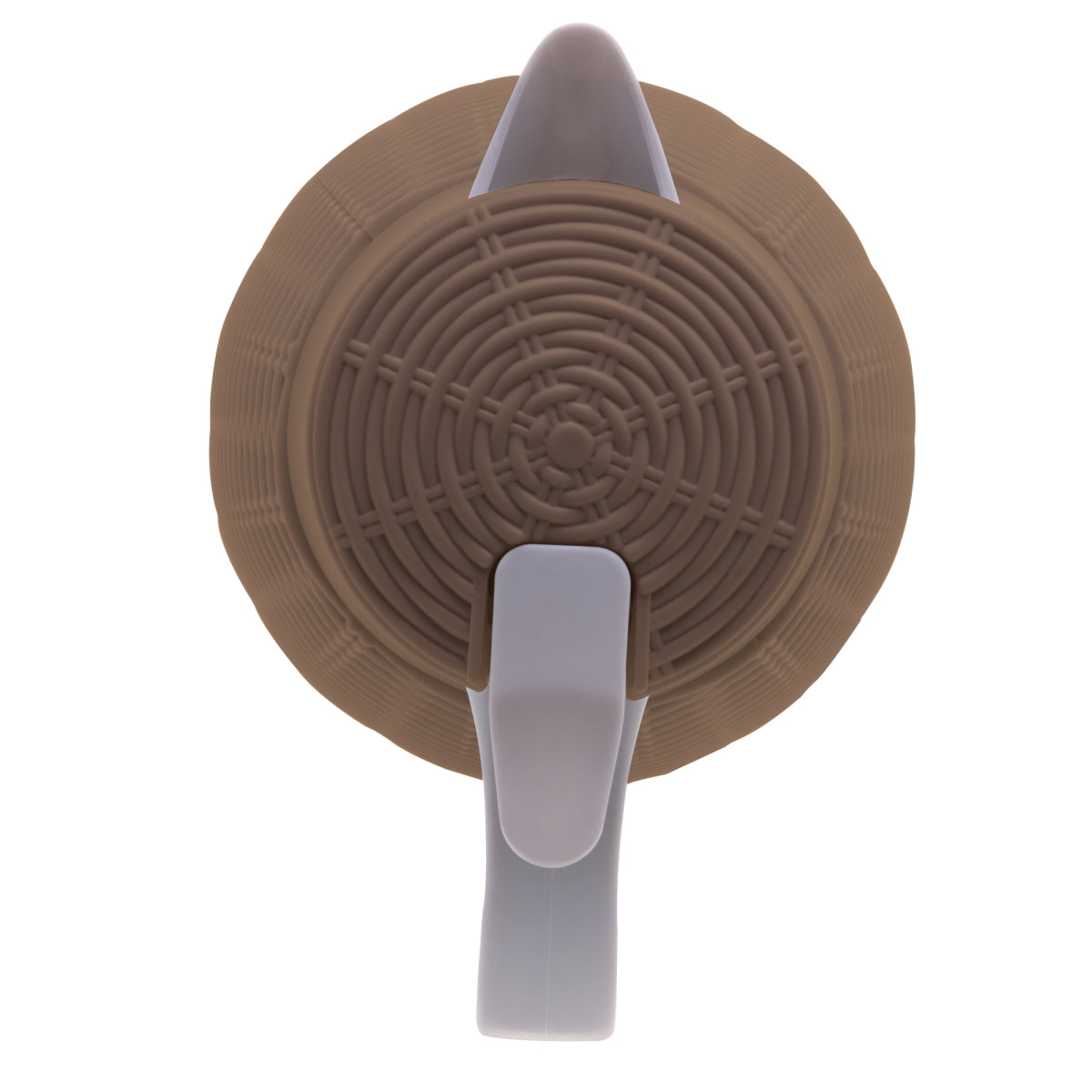 Garrafa Térmica Coliseu 1L Com Rattan Marrom
