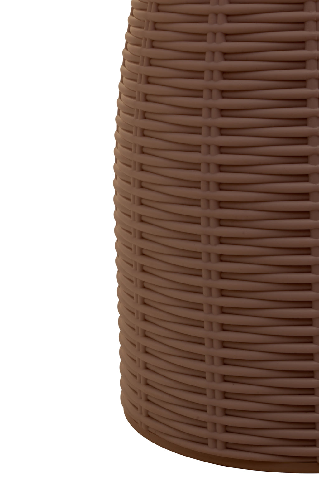 Garrafa Térmica Coliseu 1L Com Rattan Marrom