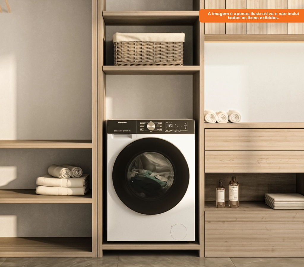 Lava e Seca Hisense 11kg Smart Wifi Inverter Branco 220V
