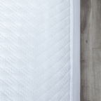 Protetor de Colchão King Naturalle Jacquard 1930x203cm Branco