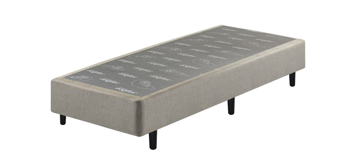 Base Para Colchão Ecoline D-40 Solteiro Queen Ecoflex 96x203x25cm Cinza