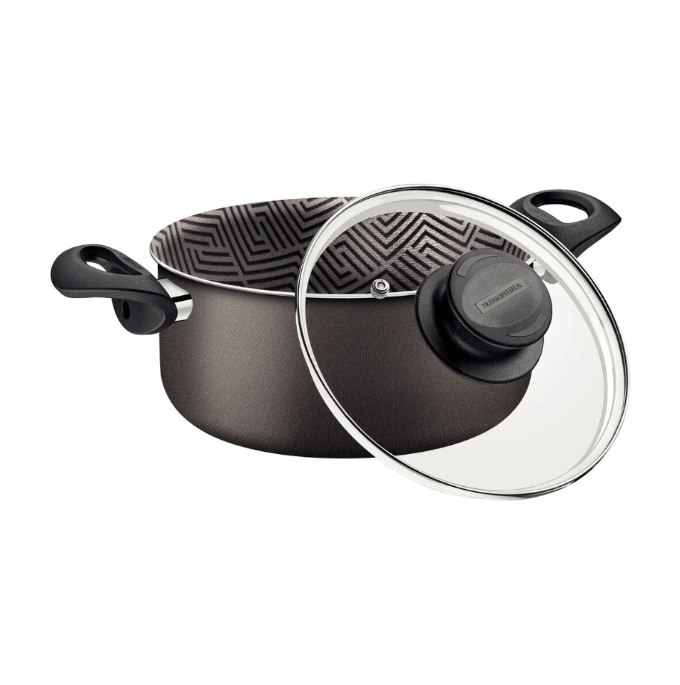 Panela Caçarola Tramontina Paris 24cm Chumbo