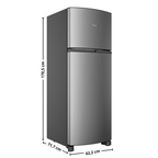 Refrigerador Consul 333L CRM40MK Duplex Inox 220V
