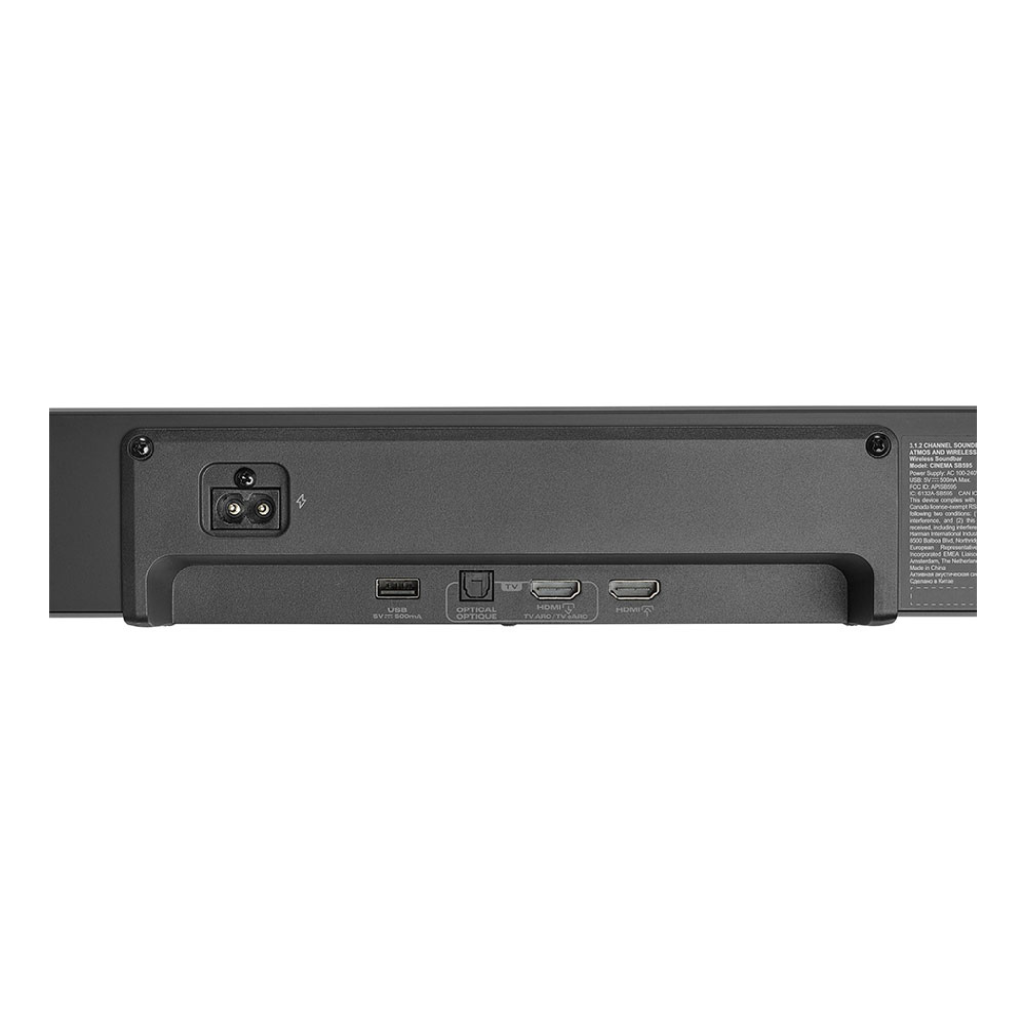 Soundbar JBL Cinema 3.1 SB595 Subwoofer Preto Bivolt