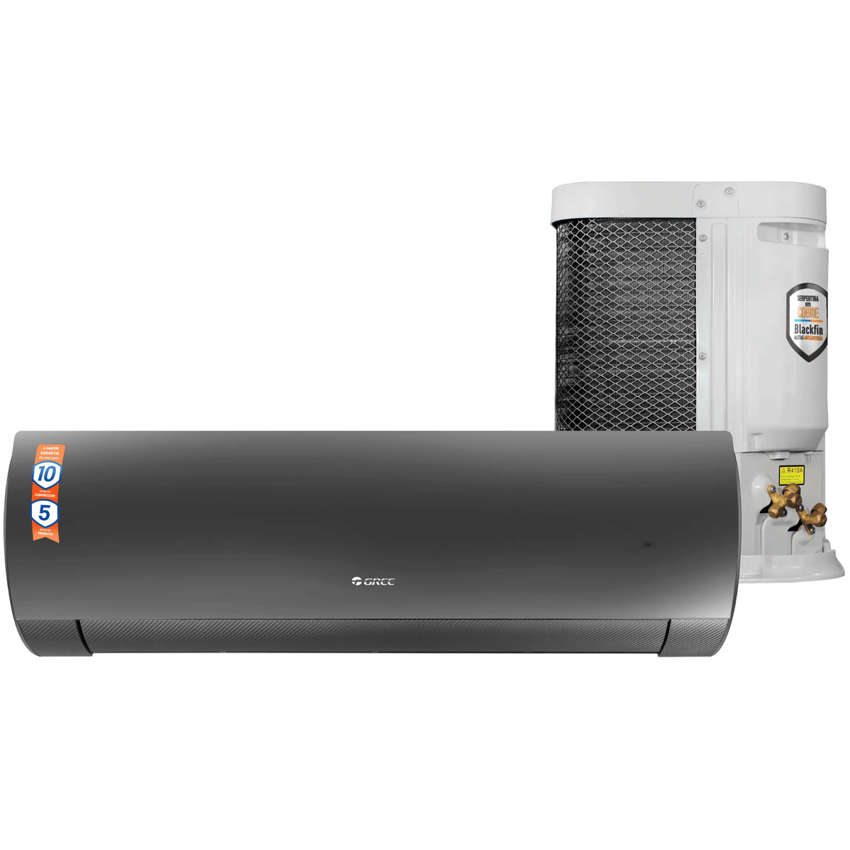 Ar-Condicionado Split Auto Inverter Gree 18000 BTUs G-Diamond Quente e Frio BlackFin 220V