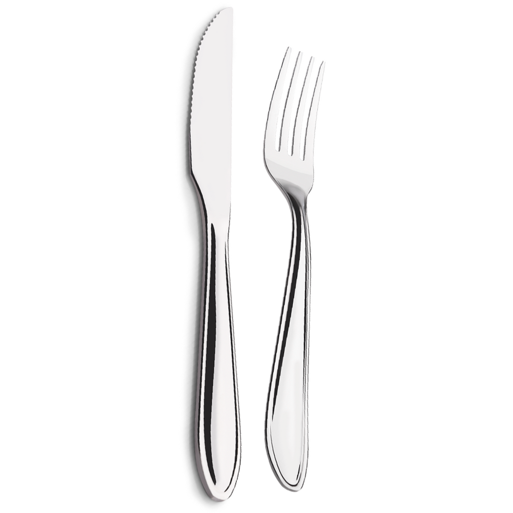 Faqueiro Lyon Brinox em Aço Inoxidável 24 Peças Inox