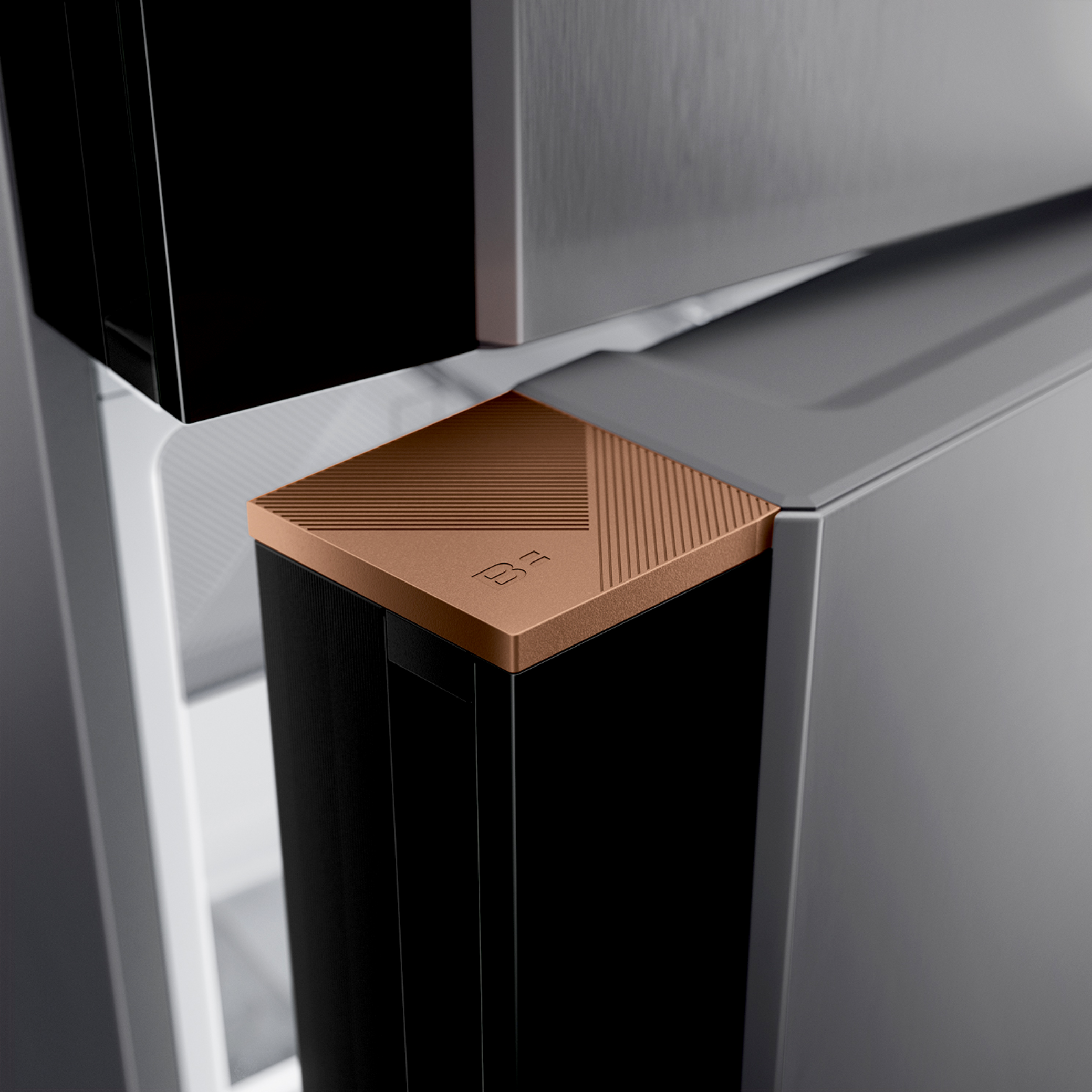 Refrigerador Brastemp 512L BRM62AK Duplex Inteligente B= Smart Cor Inox Bivolt