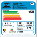 Frigobar Philco com Controle de Temperatura 67 Litros PFG85PL Inox 220V