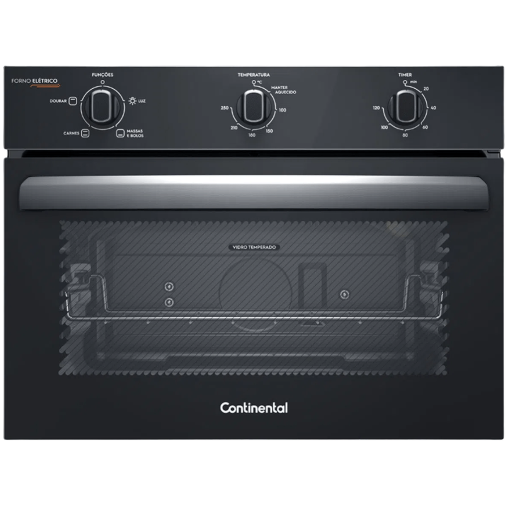 Kit Continental de Embutir Forno Elétrico 50L + Micro-ondas 27L 220V