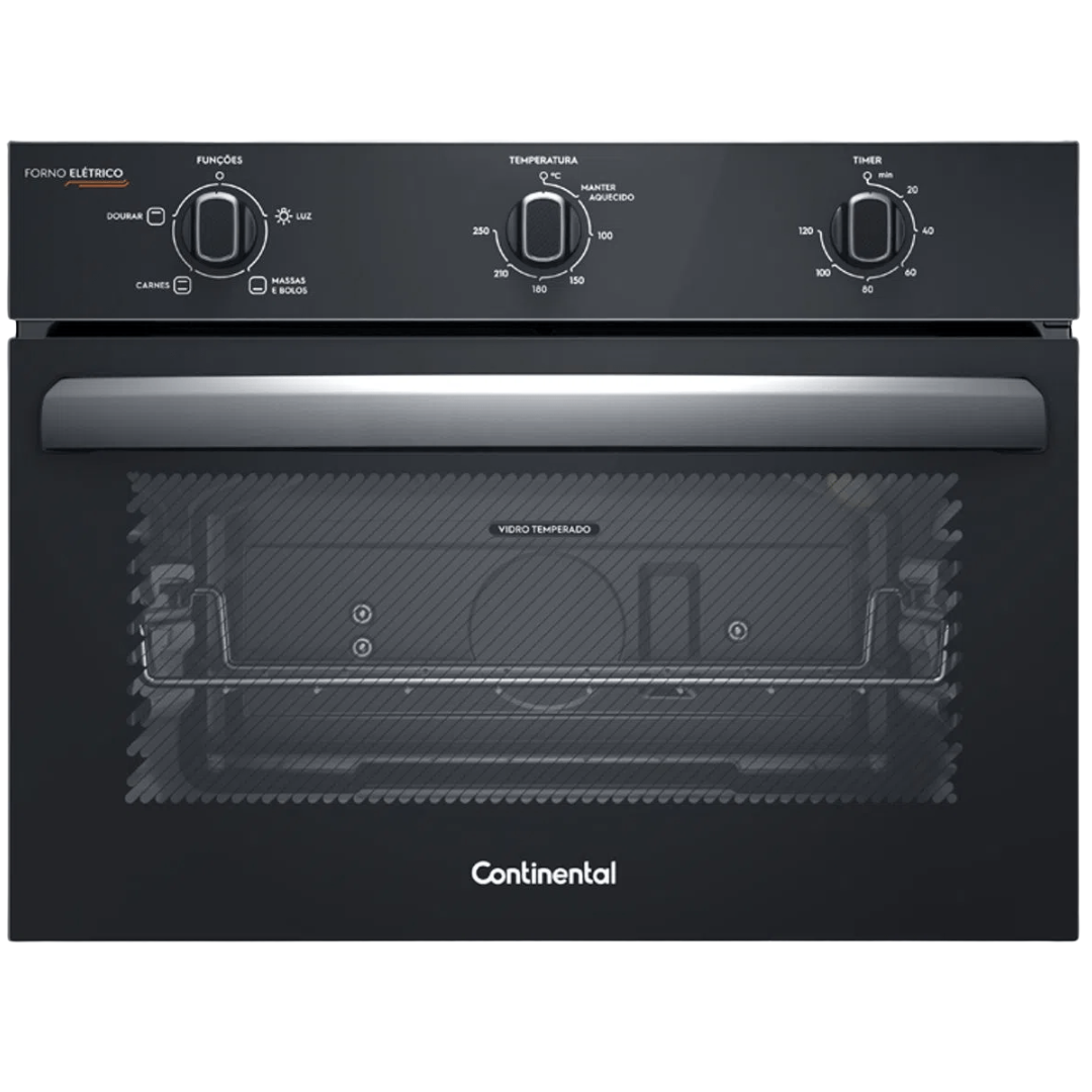 Kit Continental de Embutir Forno Elétrico 50L + Micro-ondas 27L 220V
