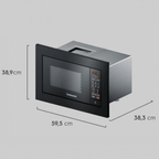 Kit Continental de Embutir Forno Elétrico 50L + Micro-ondas 27L 220V