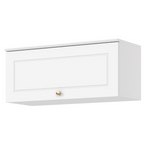 Armário Aéreo de Cozinha Americana Henn 100% MDF 1 Porta Basculante 80cm Branco HP
