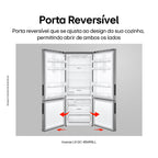 Refrigerador LG 462L Inverter Duplex Smart Inverse Inox 220V