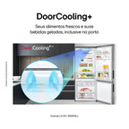 Refrigerador LG 462L Inverter Duplex Smart Inverse Inox 220V