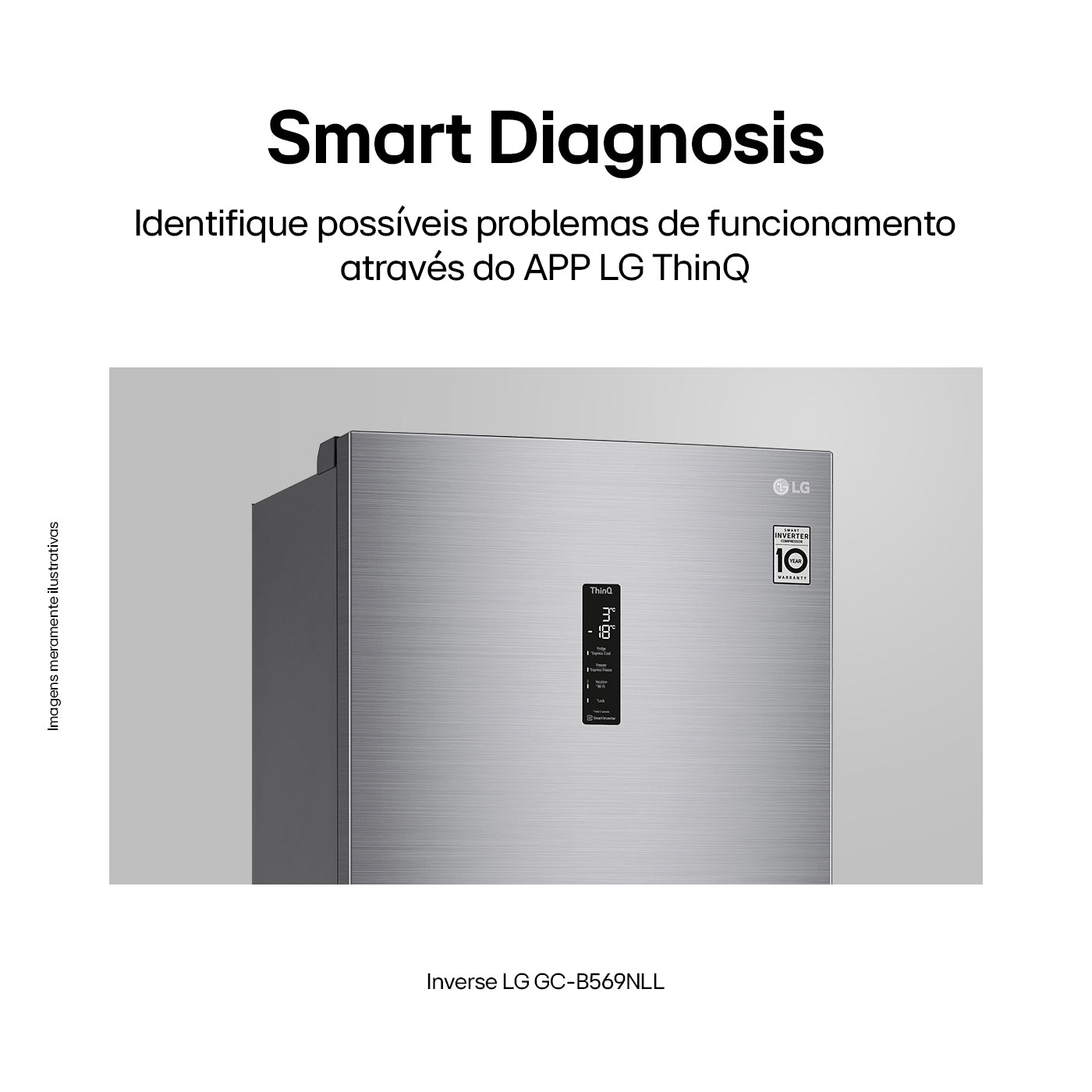 Refrigerador LG 462L Inverter Duplex Smart Inverse Inox 220V