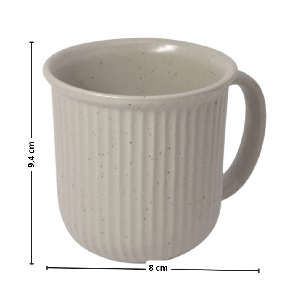 Caneca em Cerâmica Welling Full-Fit 340ml Off White
