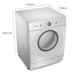 Secadora Piso Brastemp 10Kg BSR10BBB Branco 220V