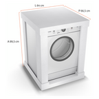 Secadora Piso Brastemp 10Kg BSR10BBB Branco 220V