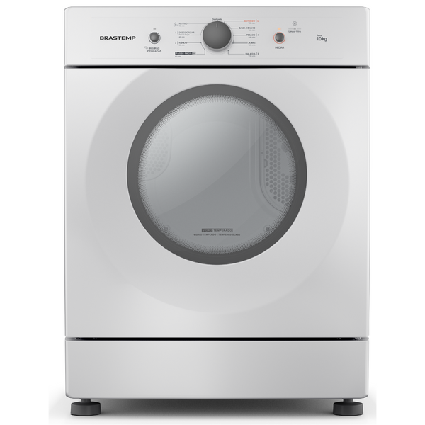 Secadora Piso Brastemp 10Kg BSR10BBB Branco 220V