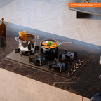 Cooktop a Gás Electrolux 5 Bocas KE5PS Pro Series Multi Chama Preto Bivolt