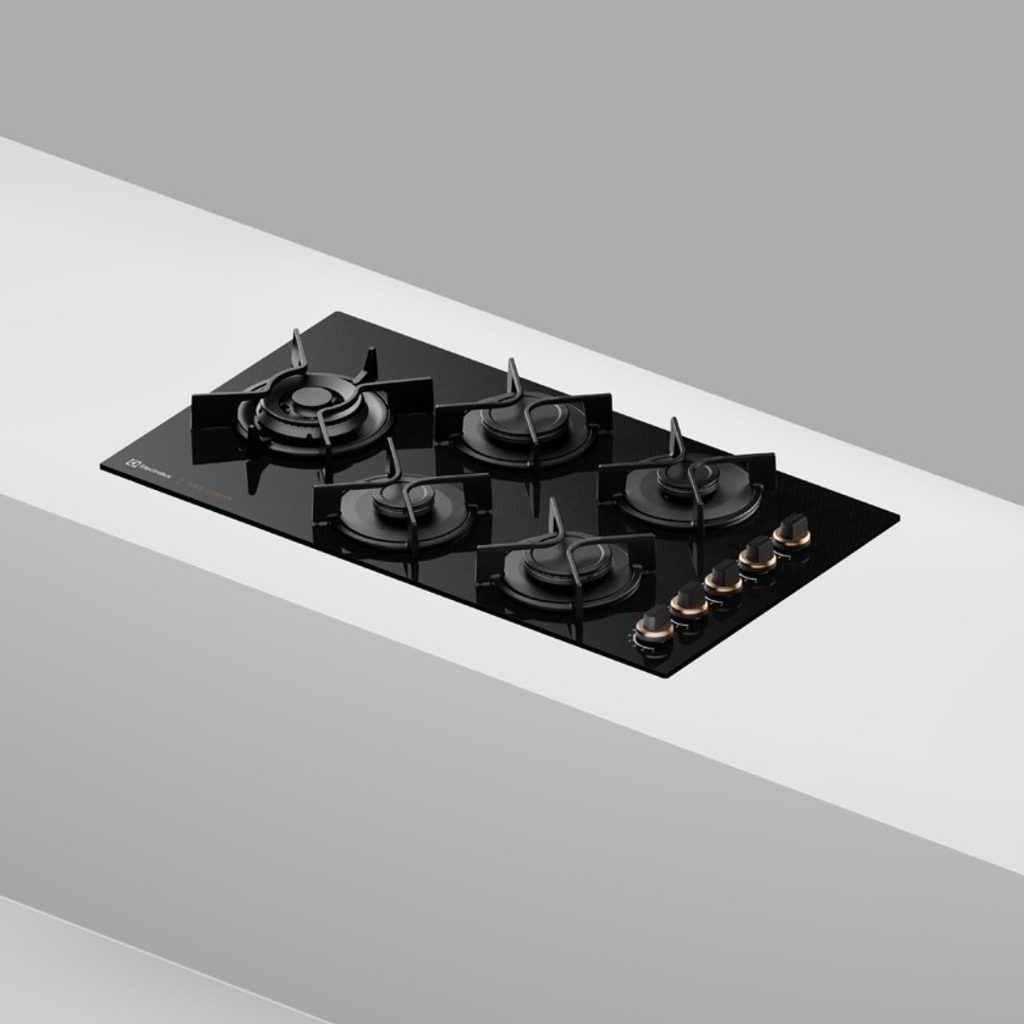 Cooktop a Gás Electrolux 5 Bocas KE5PS Pro Series Multi Chama Preto Bivolt