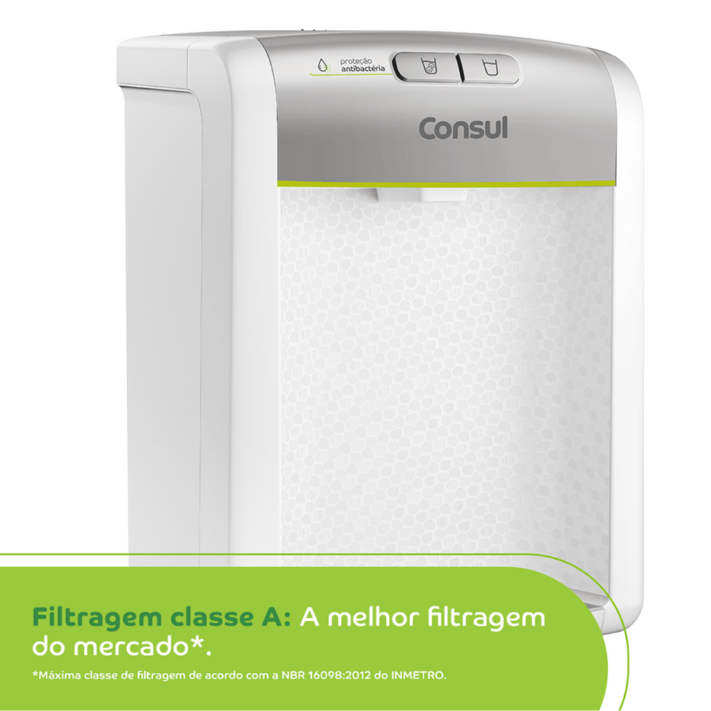 Purificador de Água Consul  CPB34AS Proteção Antibactérias Branco/Prata Bivolt