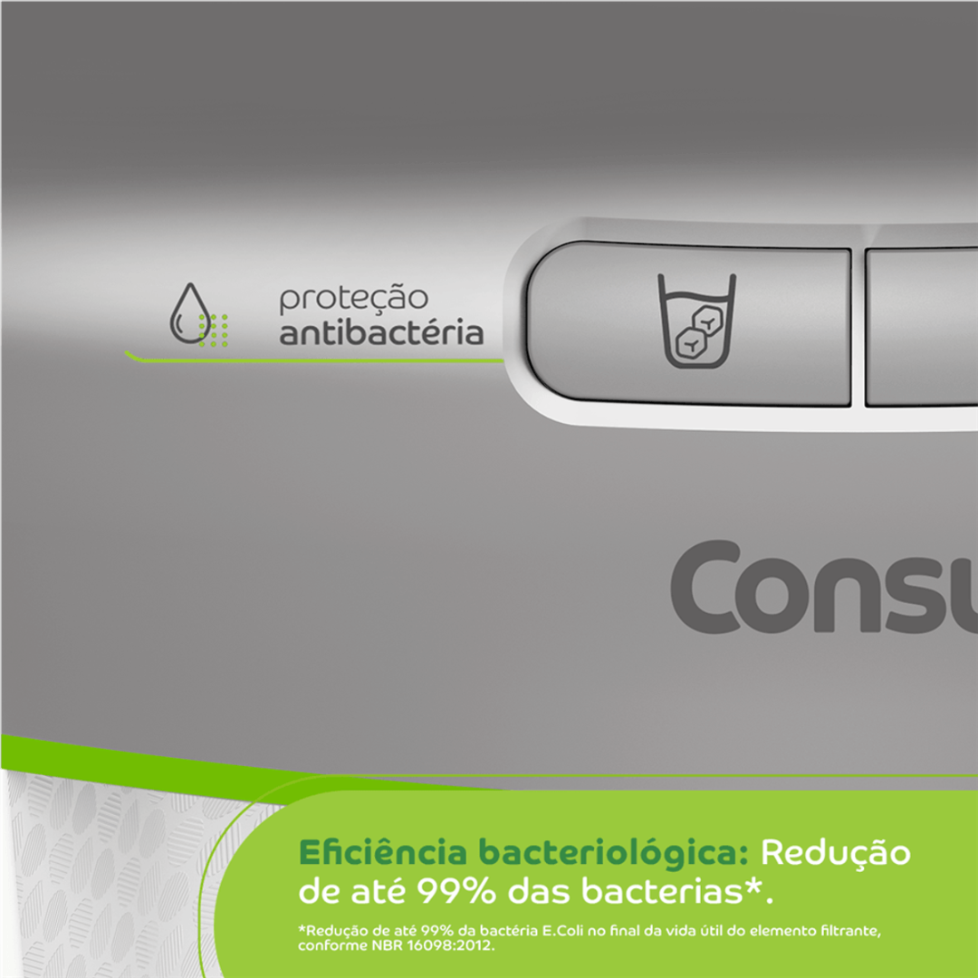 Purificador de Água Consul  CPB34AS Proteção Antibactérias Branco/Prata Bivolt