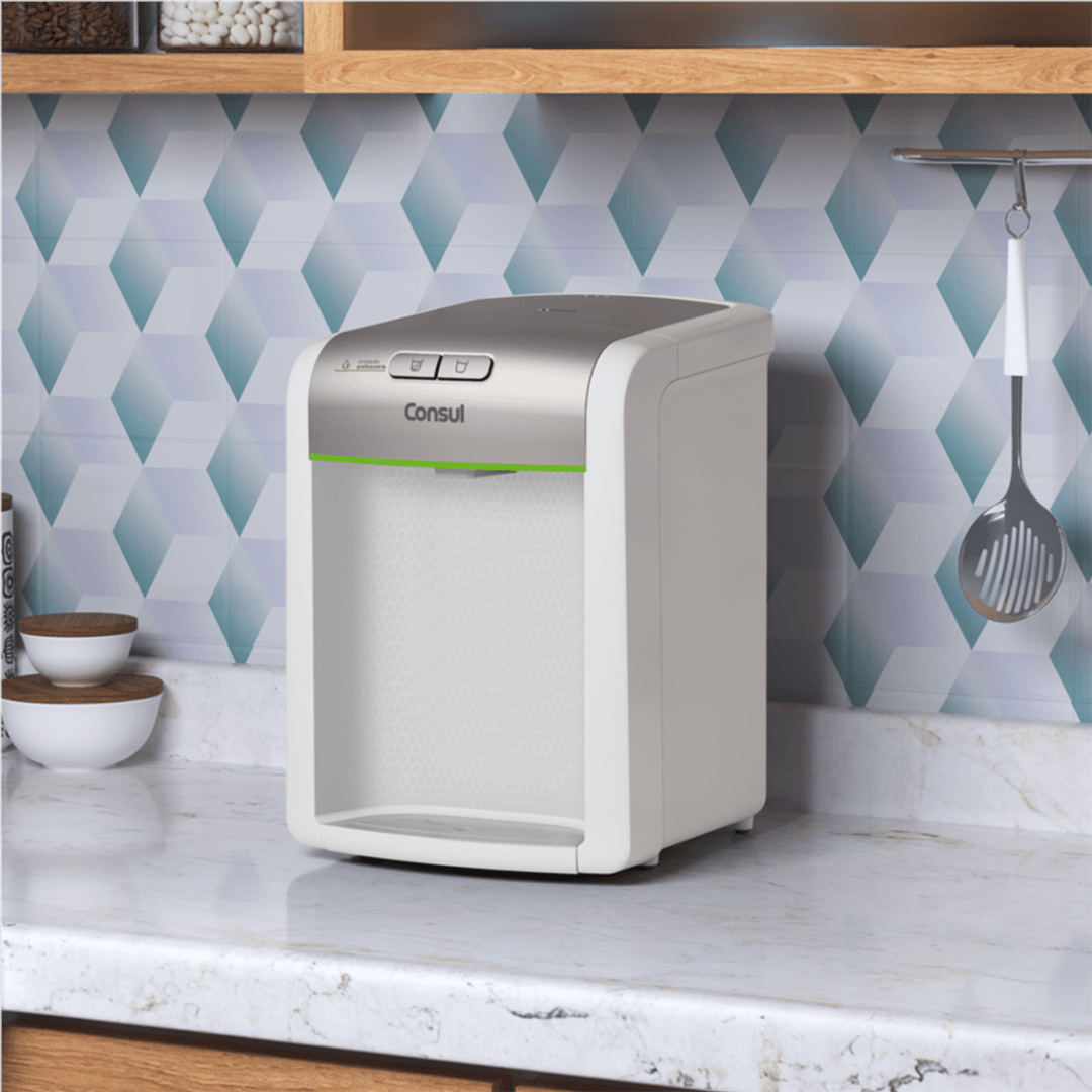 Purificador de Água Consul  CPB34AS Proteção Antibactérias Branco/Prata Bivolt