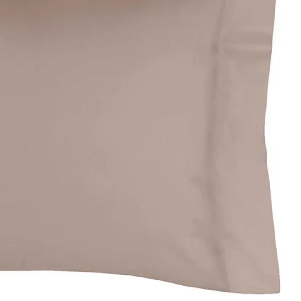 Fronha Altenburg Percal 180 Fios 50x70cm Marrom Shitake