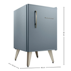 Frigobar Brastemp Retrô 76L BRA08MW Azul Texturizado 220V