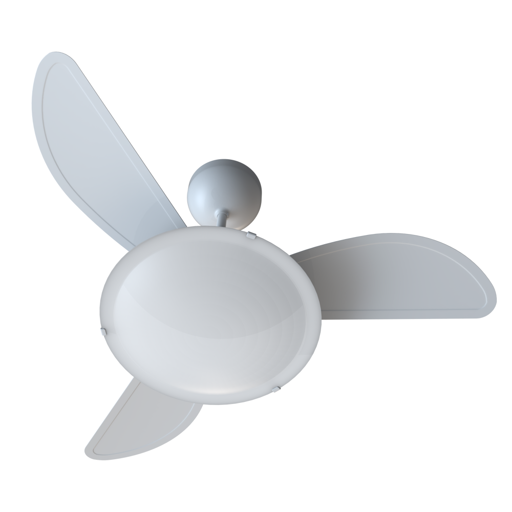 Ventilador de Teto Inverter Sunny Ventisol Luminária em Led e Controle Remoto Branco Bivolt