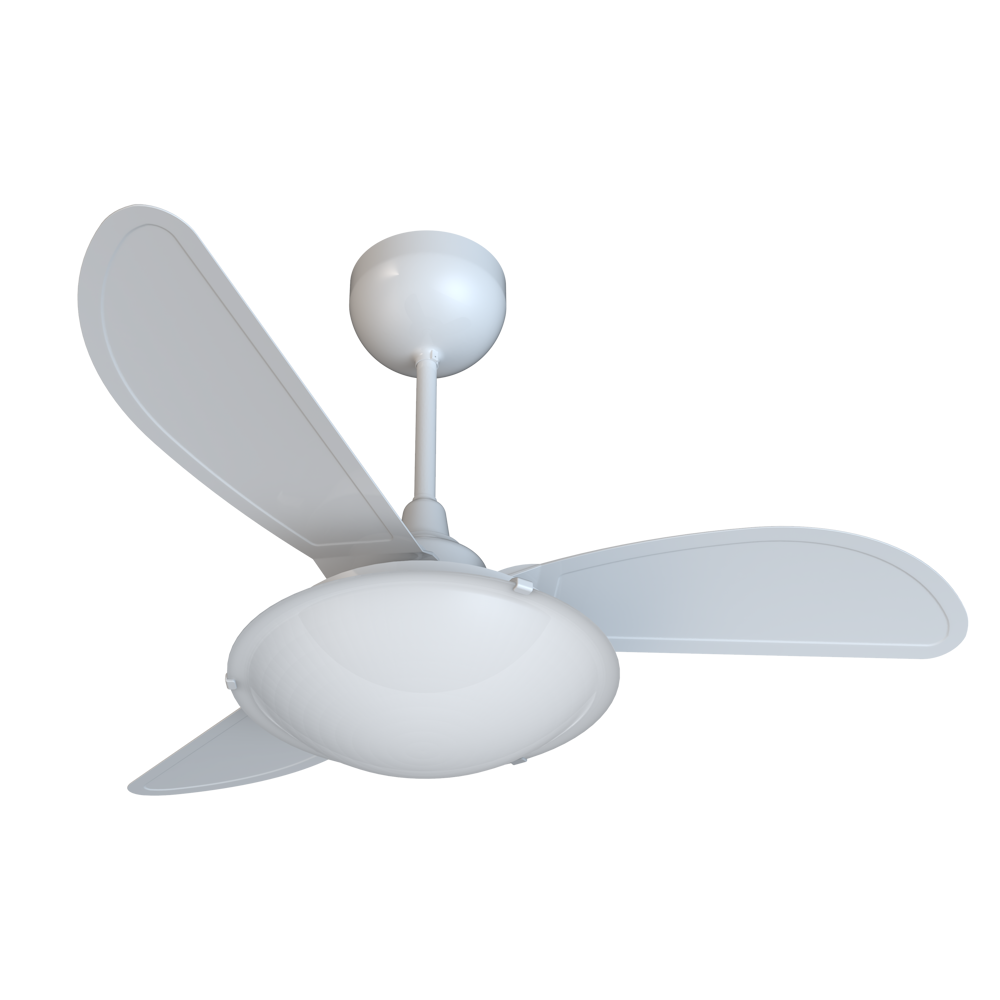 Ventilador de Teto Inverter Sunny Ventisol Luminária em Led e Controle Remoto Branco Bivolt